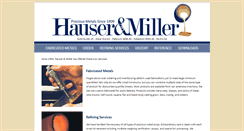 Desktop Screenshot of hauserandmiller.com