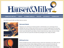 Tablet Screenshot of hauserandmiller.com